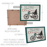 Have Yourself A Merry Little Christmas Bicycle Sign-Lange General Store