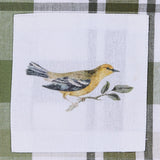 Hayson Sage Plaid Goldfinch Dishtowel-Lange General Store