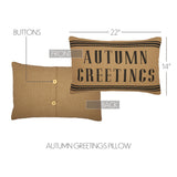 Heirloom Farm Autumn Greetings Pillow-Lange General Store
