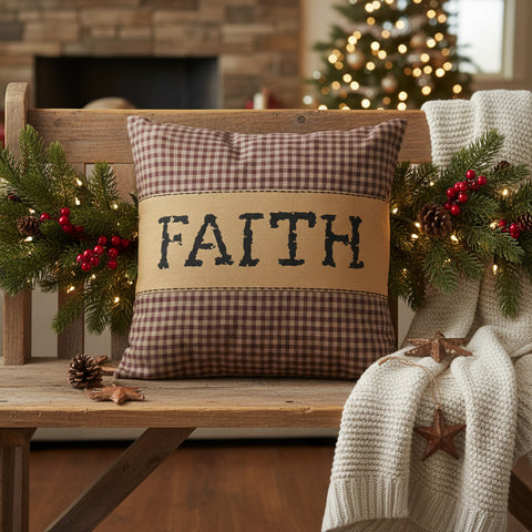 Heirloom Farm Faith Pillow-Lange General Store