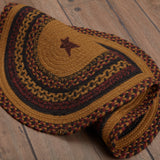 Heirloom Farm Primitive Crow Braided Oval Accent Rug