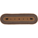 Heritage Farms Sheep Braided Table Runners-Lange General Store
