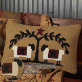 Heirloom Farm Sheep Hooked Pillow-Lange General Store