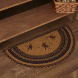 Heritage Farms Star and Pip Half Circle Rug-Lange General Store