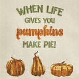 Heirloom and Bittersweet Pumpkins Dish Towels-Lange General Store