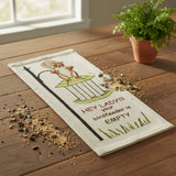 Hey Lady! Out Of Birdseed Dishtowel-Lange General Store
