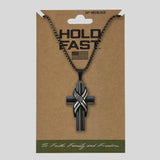 Hold Fast Mens Necklace Wrapped Flag Cross-Lange General Store