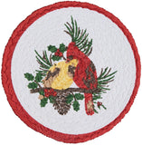 Holiday Cardinal Love Trivet 8" Set of 2-Lange General Store