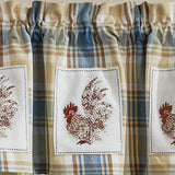 Hollostone Rooster Patch Valance-Lange General Store