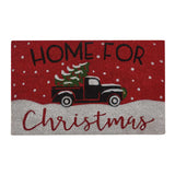 Home For Christmas Truck Door Mat-Lange General Store