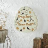 Honey Bees & Flowers Please Bee Hive Wall Sign-Lange General Store