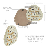 Honey Bees & Flowers Please Bee Hive Wall Sign-Lange General Store