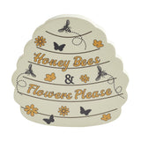 Honey Bees & Flowers Please Bee Hive Wall Sign-Lange General Store