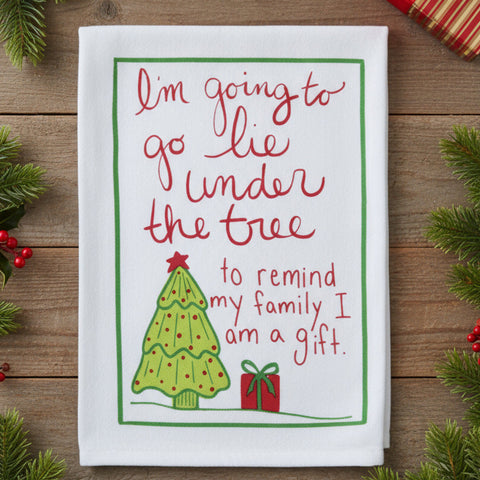 Snarkasms I am a Gift Flour Sack Towel-Lange General Store