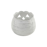 Jack-O-Lantern Candle Holders Antique White-Lange General Store