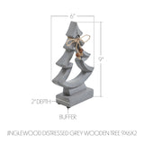 Jinglewood Distressed Grey Wooden Trees-Lange General Store