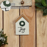 Joy Wreath Hanging Ornament-Lange General Store