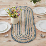 Navy Rose Braided Table Runners - Lange General Store