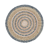 Navy Rose Braided Trivet 15"-Lange General Store