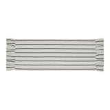 Kayley Ticking Stripe Ruffled Table Runners-Lange General Store