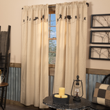Kettle Grove Crow Panel Curtains-Lange General Store