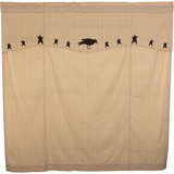 Kettle Grove Crow and Star Shower Curtain-Lange General Store