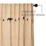 Kettlehurst Crow and Star Shower Curtain