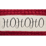 Kringle Chenille Christmas Ho Ho Ho Pillow-Lange General Store