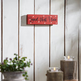 Land That I Love w/White Stars Block Sign-Lange General Store