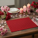 Lattice Red Placemats-Lange General Store