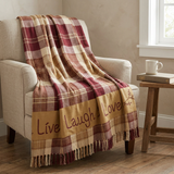 Linnley Throw in a cozy farmhouse reading nook