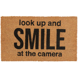 Look Up And Smile Door Mat-Lange General Store