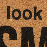Look Up And Smile Door Mat-Lange General Store