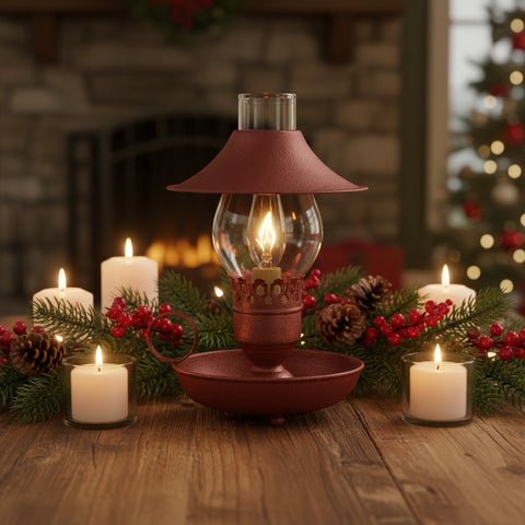 Madison Lamp - Red-Lange General Store