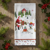 Magical Winterland Santa Terry Towel-Lange General Store