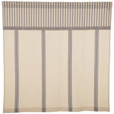 Market Place Blue Stripe Shower Curtain-Lange General Store
