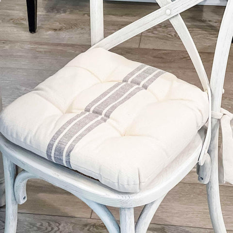 Market Place Gray Chair Pad-Lange General Store