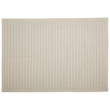 Market Place Red Ticking Stripe Snowflake Placemat - Set of 4