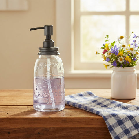 Mason Jar Dispenser - Charcoal-Lange General Store