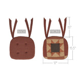 Mayzie Patchwok Chair Pad-Lange General Store
