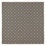 Medallion Black Tan Jacquard Coverlet-Lange General Store