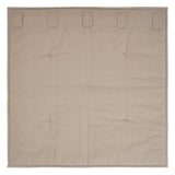 Medallion Black Tan Jacquard Quilted Lap Throw-Lange General Store