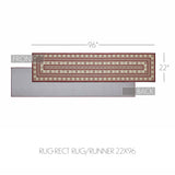 Medallion Burgundy Tan Jacquard Indoor/Outdoor Rug Collection - Rectangle-Lange General Store