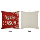 Merry Christmas & Tis The Season Pillow Cover Set of 2
