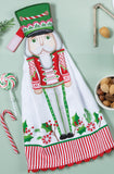 Merry Nutcrackers Hang-Up Towel
