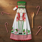 Merry Nutcrackers Hang-Up Towel