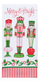 Merry Nutcrackers Merry & Bright Terry Towel