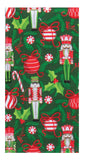 Merry Nutcrackers Ornaments Terry Towel