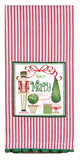 Merry Nutcrackers Tea Towel