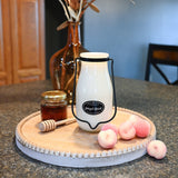 Milk Bottle Candle - Honeyed Apricot-Lange General Store
